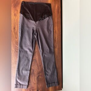 Tribal Gray Maternity Pants